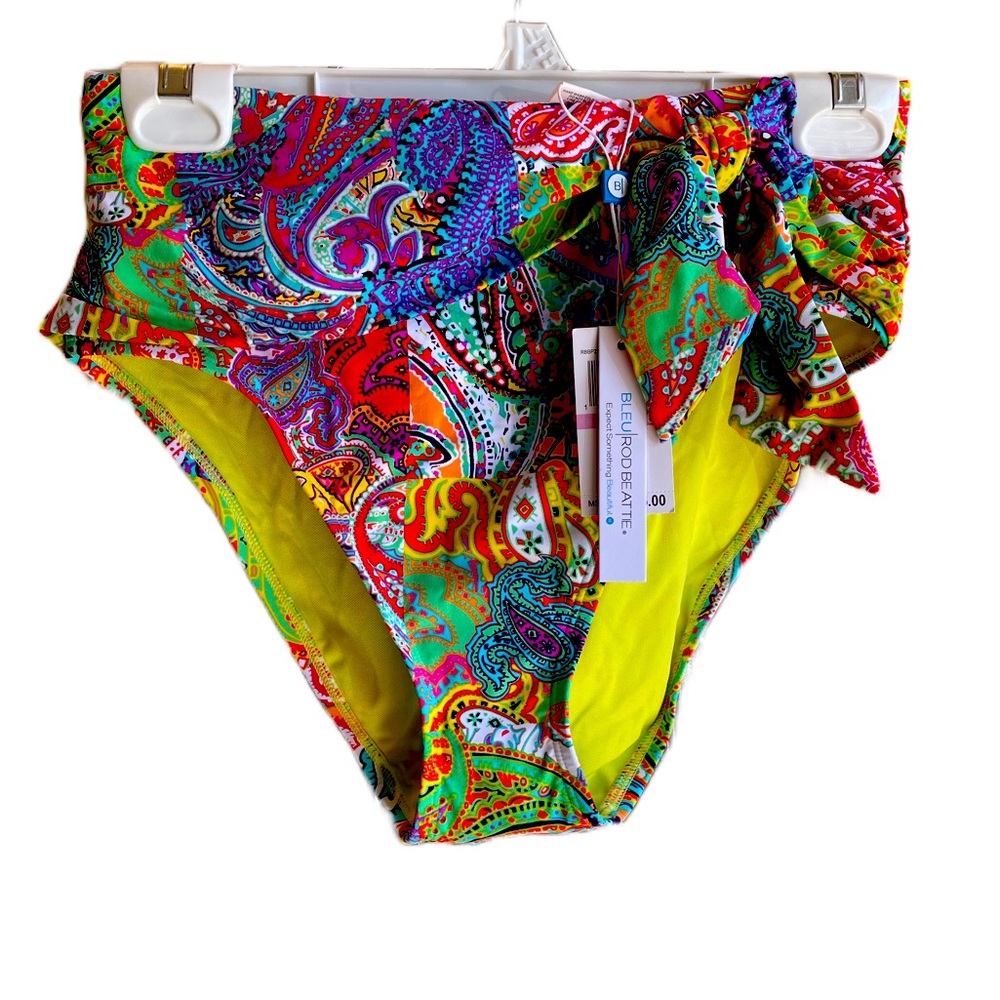 NWT Bleu/Rod Beattie Paisley Size 6 Bikini Bottom